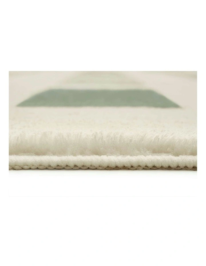 Kensington Printed Washable Rug in Green image 5