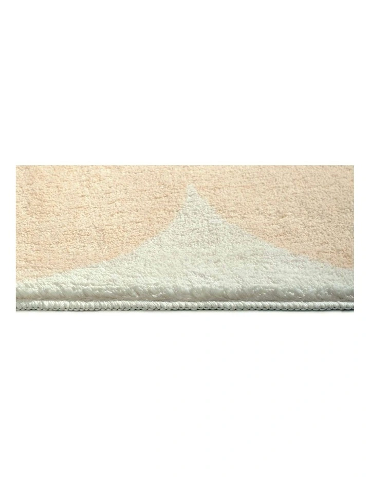 Koda Geometric Washable Rug in Beige image 4