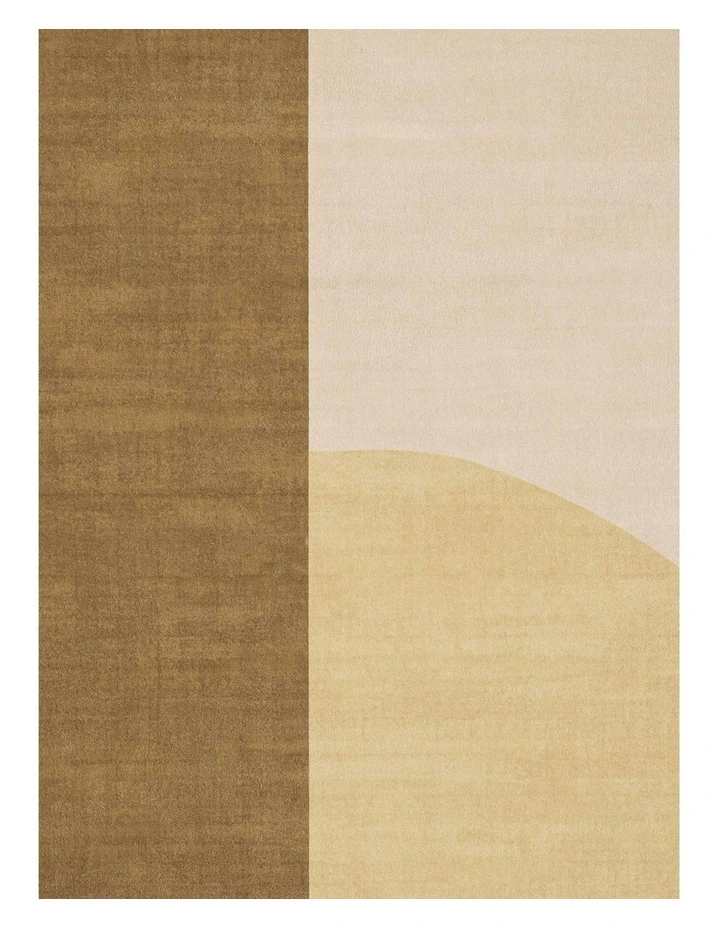 Nayo Washable Rug in Gold/Cream image 6