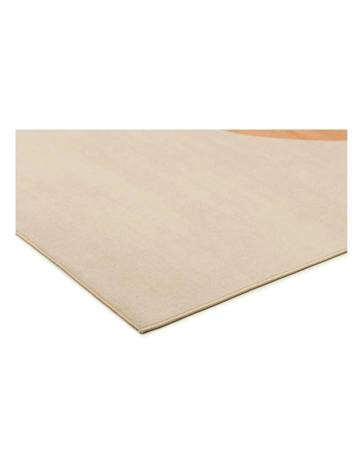 Malave Washable Rug in Rust Orange/Cream image 2