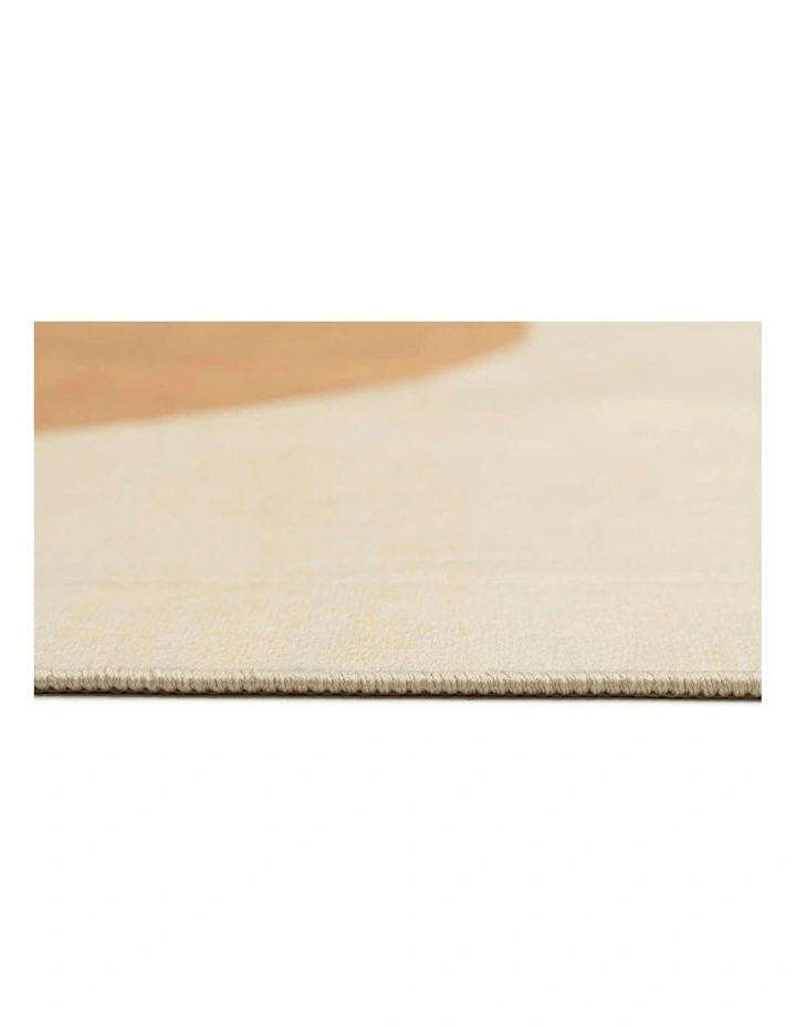 Malave Washable Rug in Rust Orange/Cream image 5