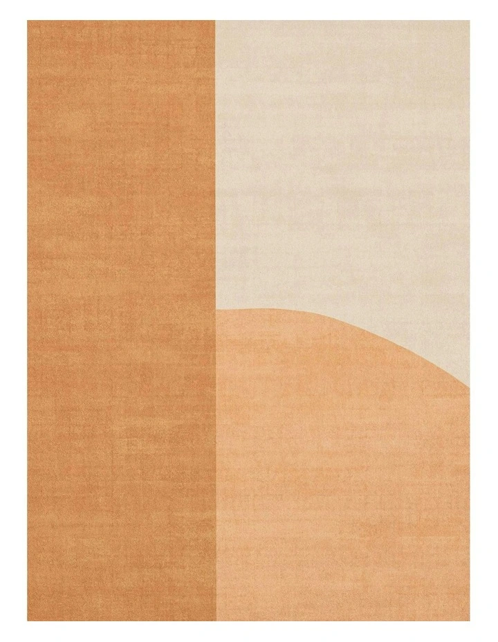 Malave Washable Rug in Rust Orange/Cream image 6