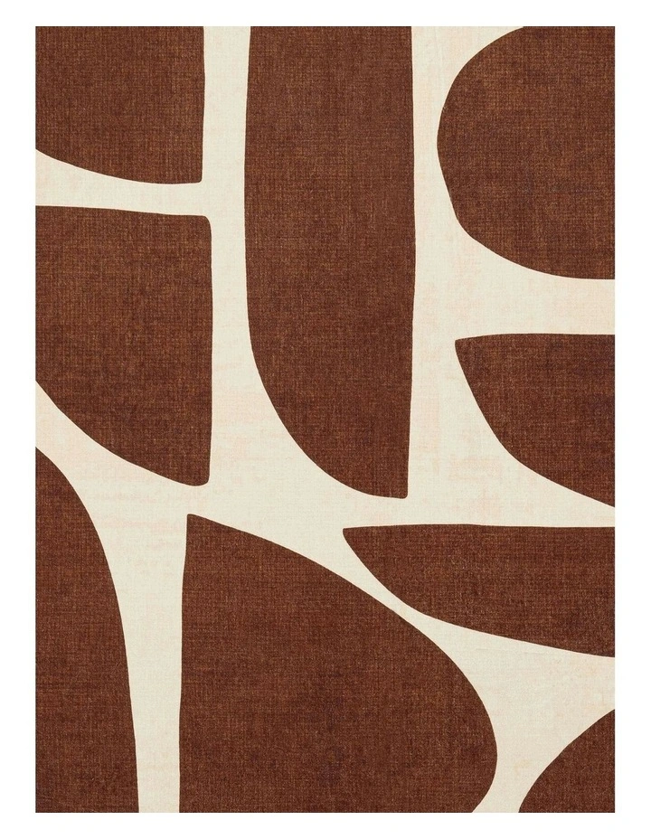 Soho Printed Washable Rug in Brown image 6