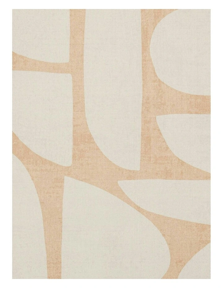 Tribeca Printed Washable Rug in Beige image 6