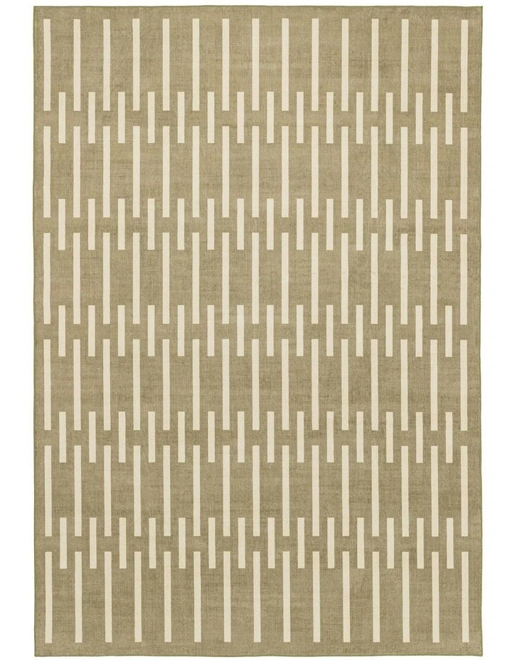 Brentwood Printed Washable Rug in Green image 1