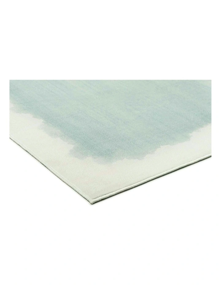 Foggia Printed Washable Rug in Blue image 2