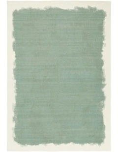 Viesta Printed Washable Rug in Green