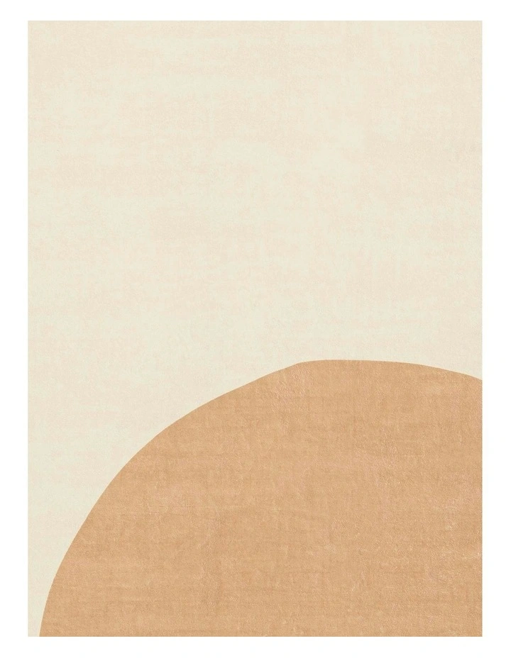 Carretera Printed Washable Rug in Orange/Cream image 6