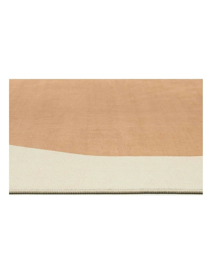 Lugo Printed Washable Rug in Orange image 3