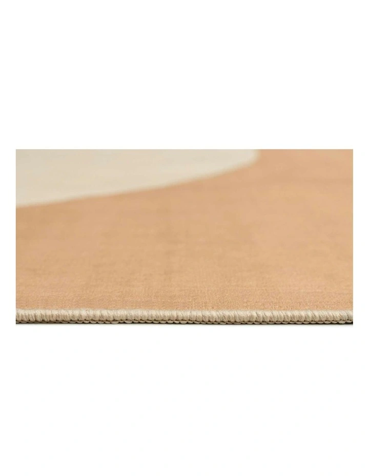Lugo Printed Washable Rug in Orange image 5