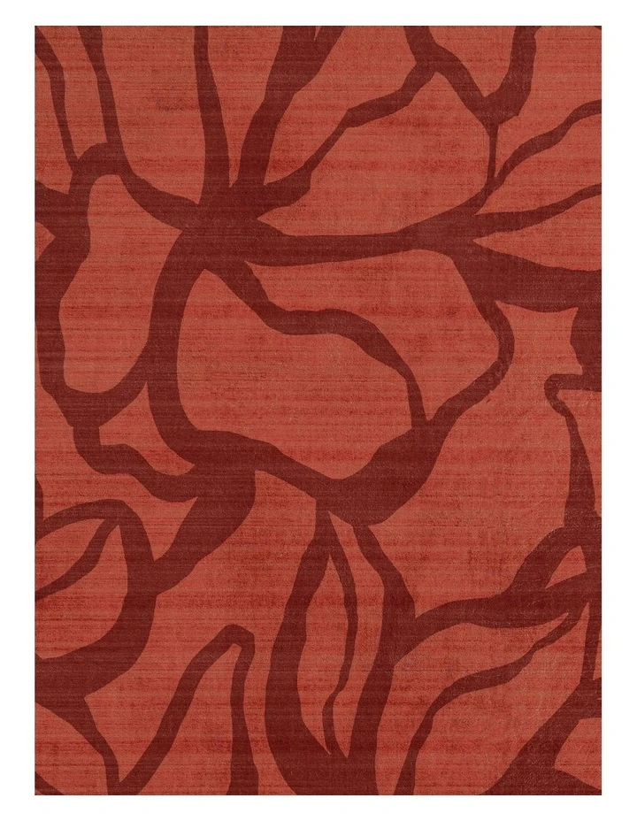 Beckton Printed Washable Rug in Red image 6