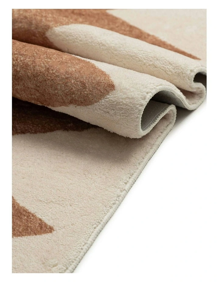 Astor Printed Washable Rug in Brown image 3