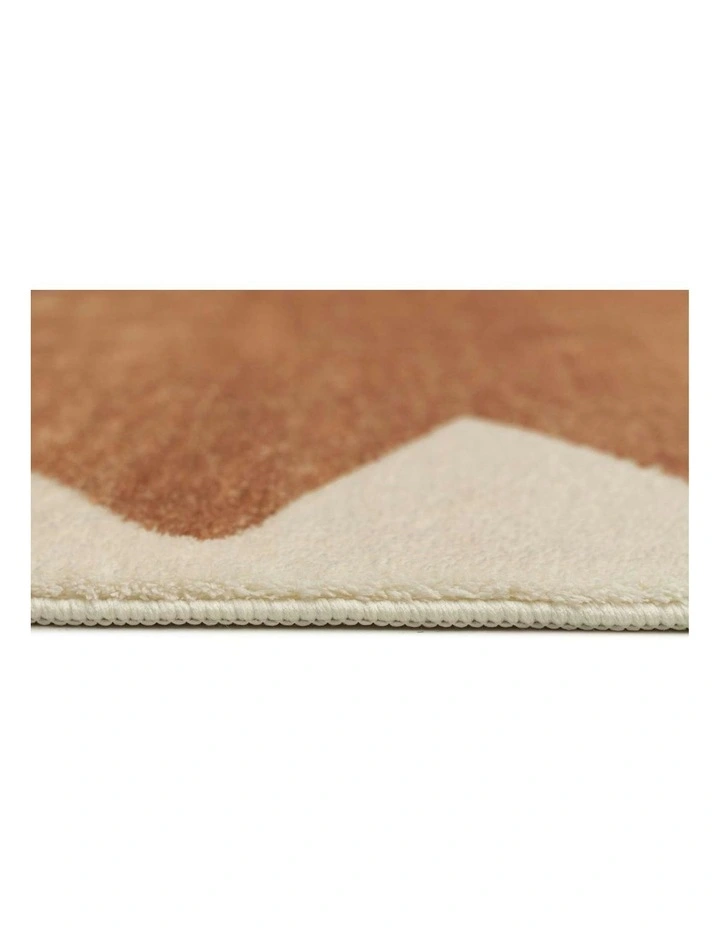 Astor Printed Washable Rug in Brown image 5