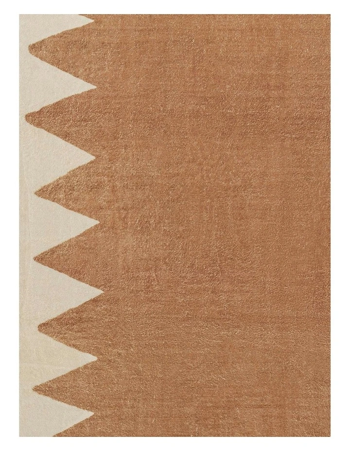 Astor Printed Washable Rug in Brown image 6