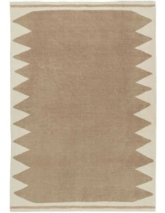 Pelham Printed Washable Rug in Beige