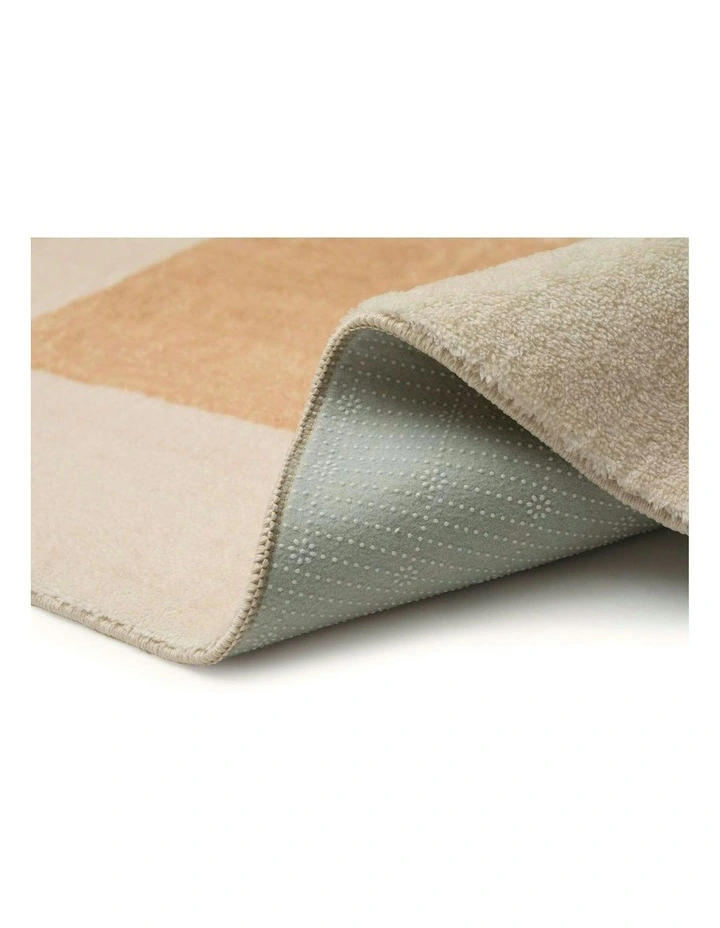 Harlem Printed Washable Rug in Beige image 4