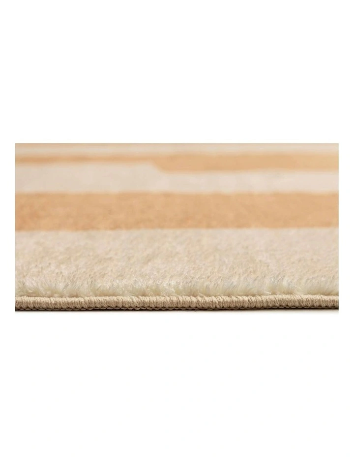 Harlem Printed Washable Rug in Beige image 5