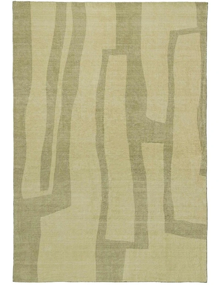 Laurelton Printed Washable Rug in Green image 1