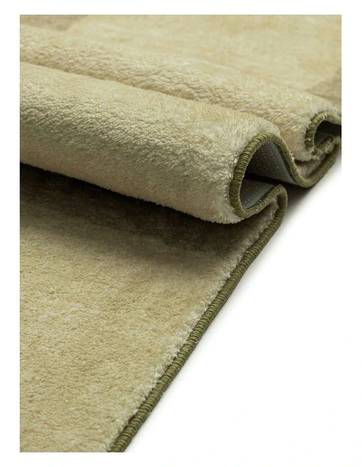 Laurelton Printed Washable Rug in Green image 3