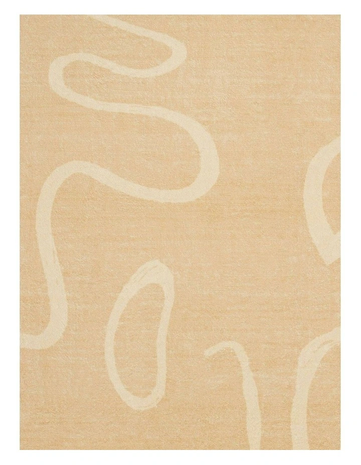 Tomo Washable Rug in Beige image 6