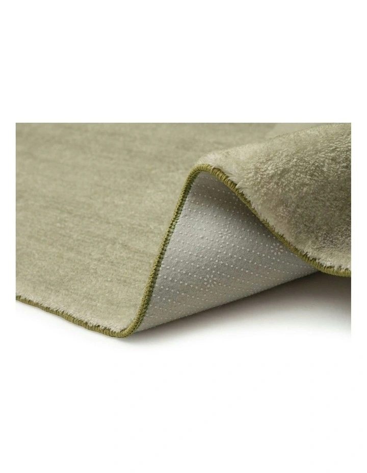 Nepou Washable Rug in Olive Green image 4