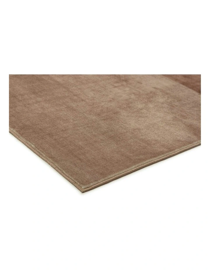 Bogardus Taupe and Beige Silky Sheen Washable Rug image 2