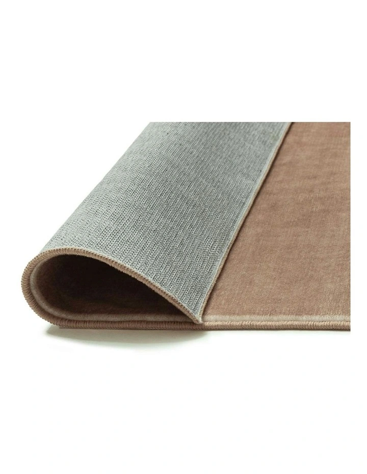 Bogardus Taupe and Beige Silky Sheen Washable Rug image 4