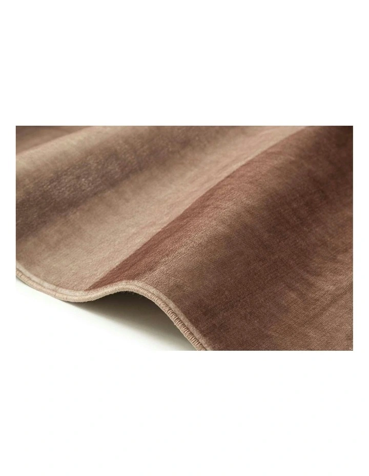Bogardus Taupe and Beige Silky Sheen Washable Rug image 6