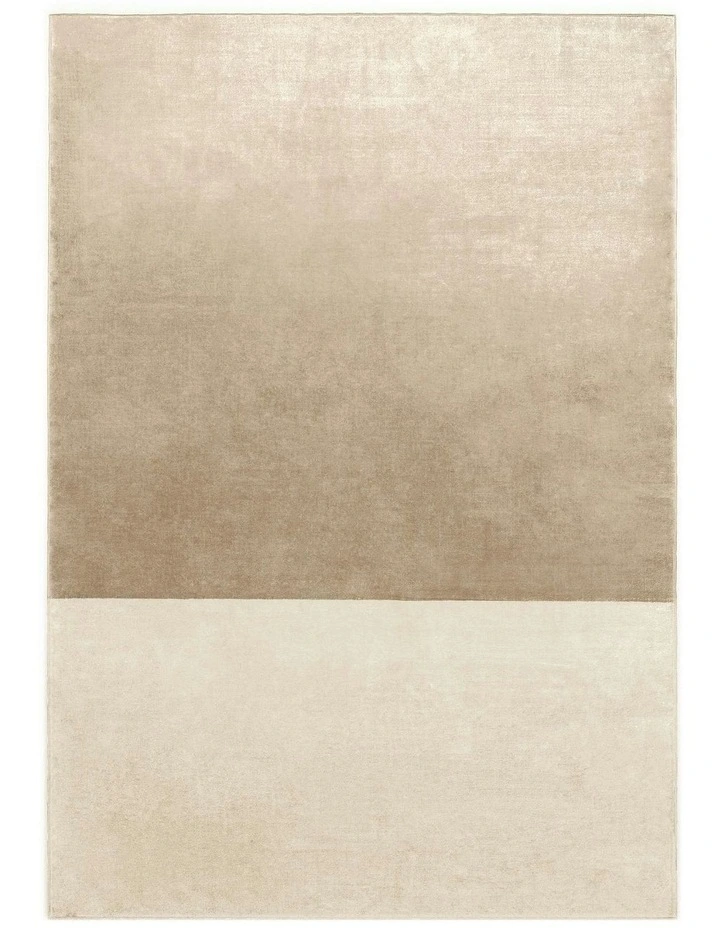 Tillary Beige and Sand Sheen Washable Rug image 1