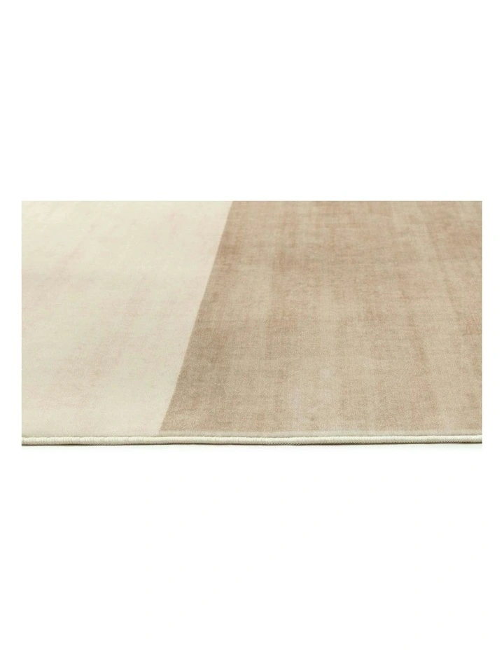 Tillary Beige and Sand Sheen Washable Rug image 3