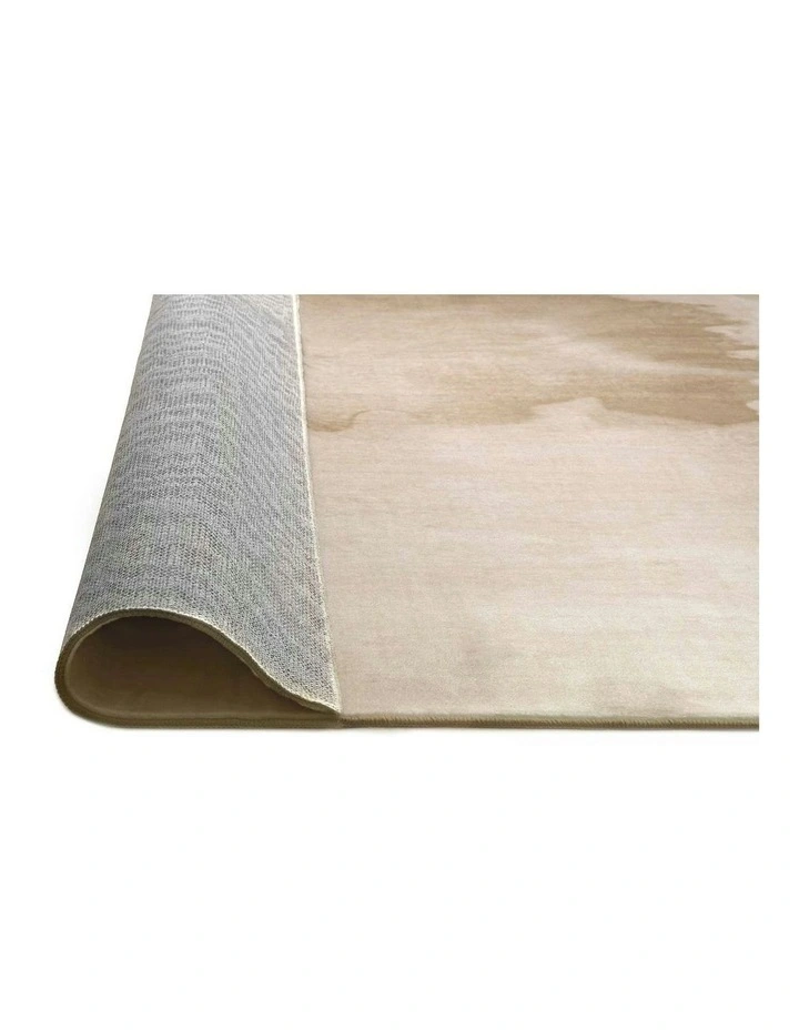 Manhasset Beige Watercolour Washable Rug image 4