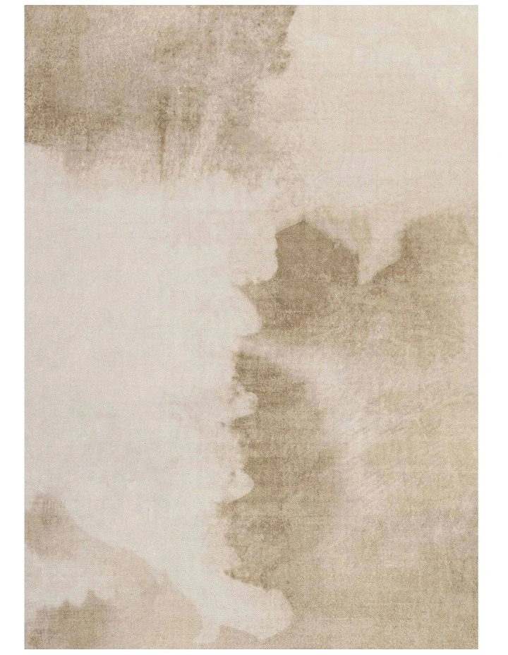 Manhasset Beige Watercolour Washable Rug image 7