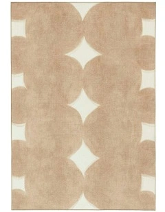 Grove Beige Ivory Indoor Outdoor Washable Rug