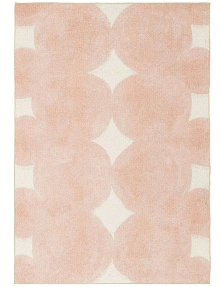 Gables Peach Washable Indoor Outdoor Rug image 1
