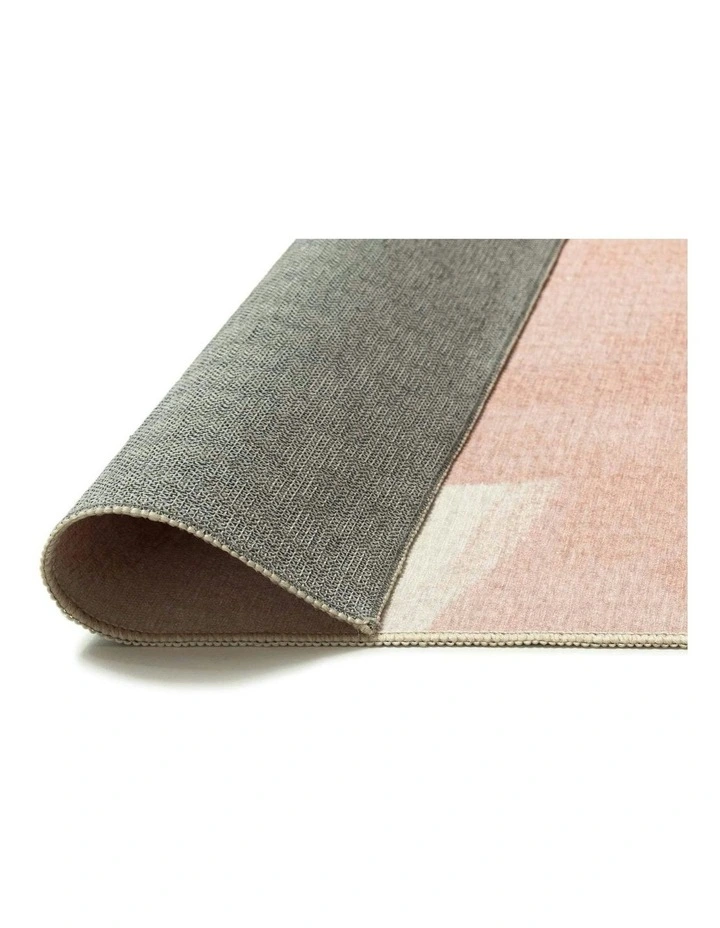 Gables Peach Washable Indoor Outdoor Rug image 4