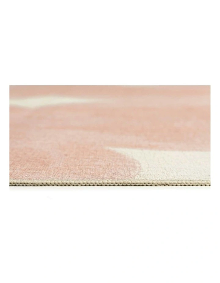 Gables Peach Washable Indoor Outdoor Rug image 5