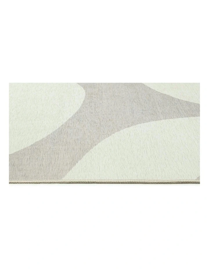 Whidbey Stone Abstract Indoor Outdoor Washable Rug image 3