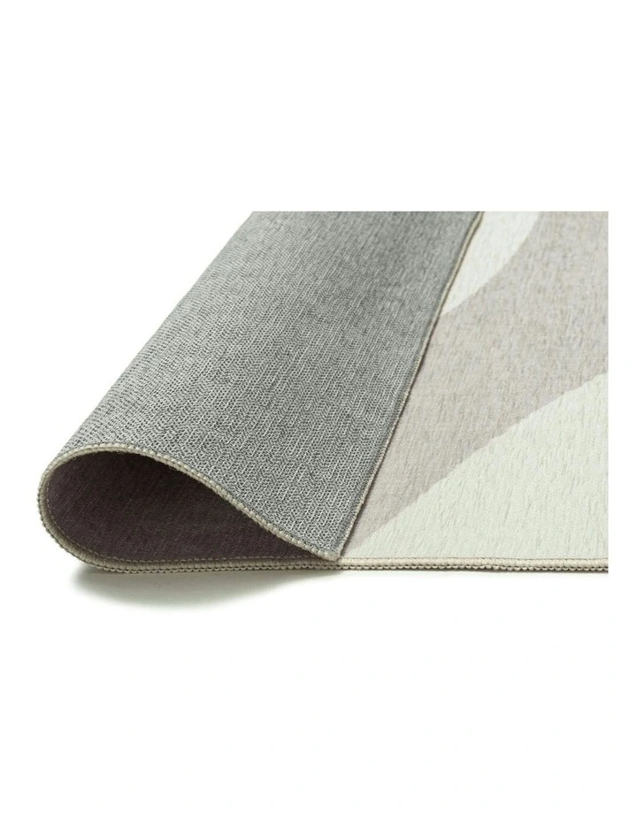 Whidbey Stone Abstract Indoor Outdoor Washable Rug image 4