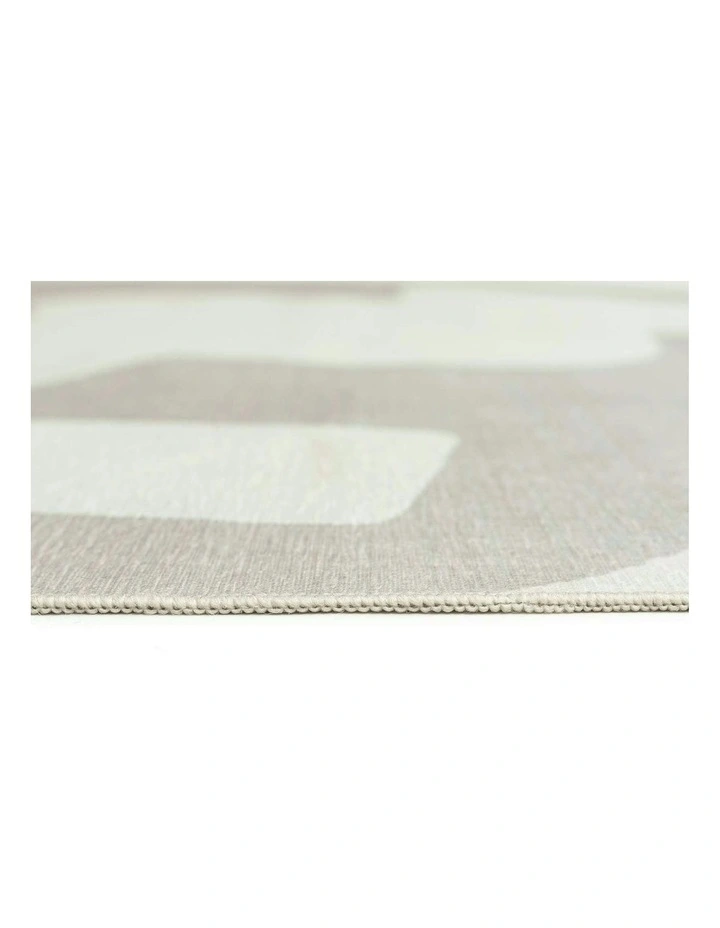 Whidbey Stone Abstract Indoor Outdoor Washable Rug image 5