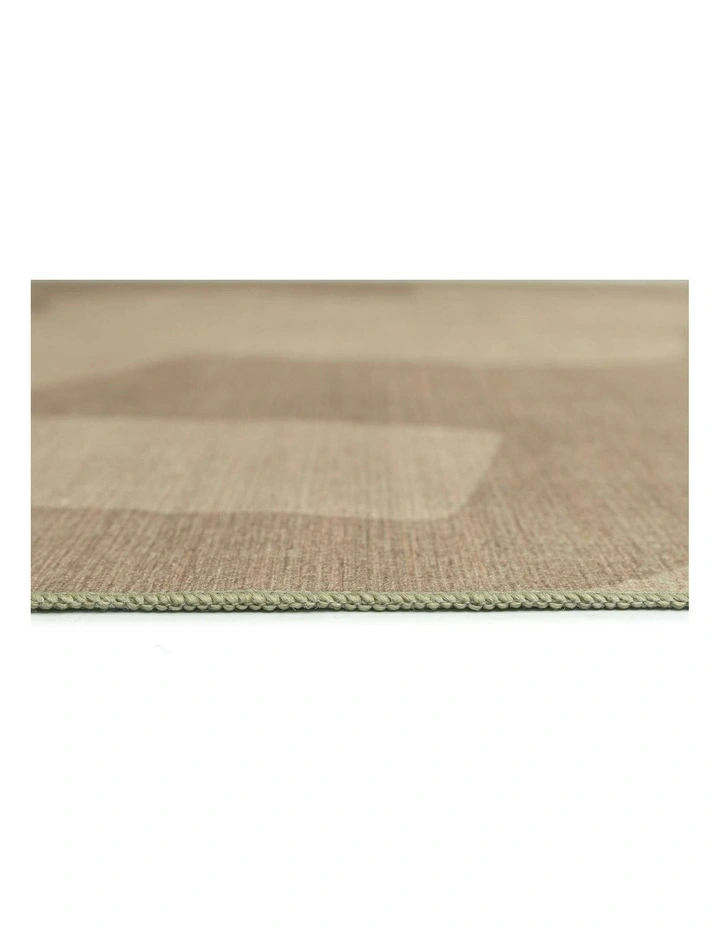 Ashland Sand Abstract Indoor Outdoor Washable Rug image 5