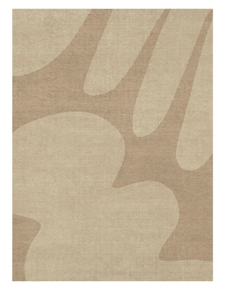 Ashland Sand Abstract Indoor Outdoor Washable Rug image 6