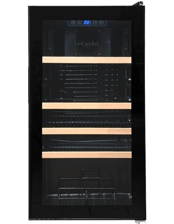33 Bottle Single Zone Wine Cabinet in Black image 5