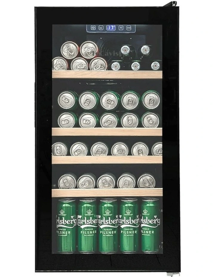 33 Bottle Single Zone Wine Cabinet in Black image 6