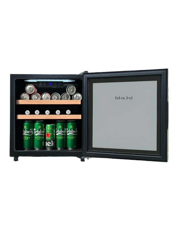 14 Bottle Single Zone Wine Cabinet in Black image 3