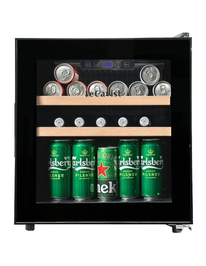 14 Bottle Single Zone Wine Cabinet in Black image 6