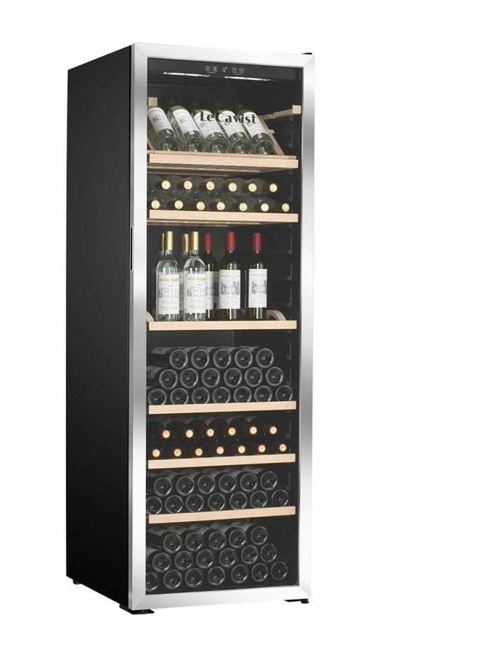294 Bottle Single Zone Wine Cabinet in Stainless Steel image 3