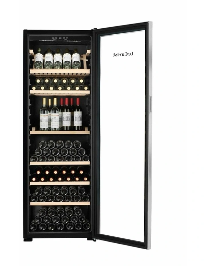 294 Bottle Single Zone Wine Cabinet in Stainless Steel image 4