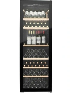 294 Bottle Single Zone Wine Cabinet in Black
