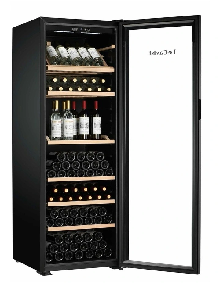 294 Bottle Single Zone Wine Cabinet in Black image 4