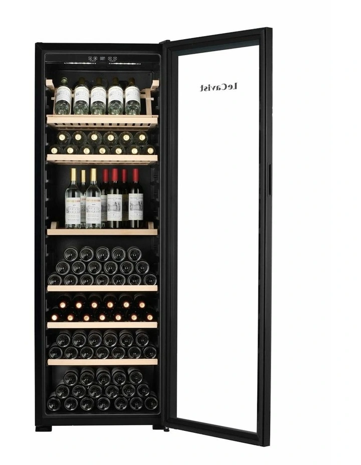 294 Bottle Single Zone Wine Cabinet in Black image 5